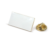 Pin rectangulaire en métal doré à personnaliser 26x14mm couleur doré