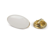 Pin ovale en métal doré à personnaliser 20x12mm couleur doré