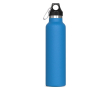 Gourde en acier inoxydable 100% anti-fuite avec mousqueton 650ml couleur bleu ciel