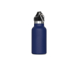 Gourde en acier inoxydable avec revêtement en poudre 350ml couleur bleu foncé