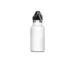 Gourde en acier inoxydable avec revêtement en poudre 350ml couleur blanc