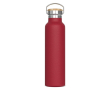 Gourde thermique avec revêtement et anse de transport 650ml couleur rouge foncé