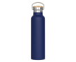 Gourde thermique avec revêtement et anse de transport 650ml couleur bleu foncé