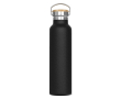 Gourde thermique avec revêtement et anse de transport 650ml couleur noir