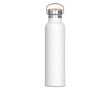Gourde thermique avec revêtement et anse de transport 650ml couleur blanc