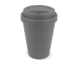 Gobelet à emporter en plastique recyclé aux couleurs vives 250ml couleur gris