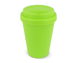 Gobelet à emporter en plastique recyclé aux couleurs vives 250ml couleur vert lime