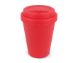 Gobelet à emporter en plastique recyclé aux couleurs vives 250ml couleur rouge