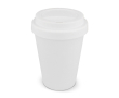 Gobelet à emporter en plastique recyclé aux couleurs vives 250ml couleur blanc