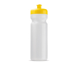 Bidon sportif en plastique organique fabriqué en UE 750ml couleur jaune transparent