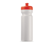 Bidon sportif en plastique organique fabriqué en UE 750ml couleur rouge