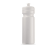 Bidon sportif en plastique organique fabriqué en UE 750ml couleur blanc