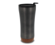 Gobelet à emporter à double paroi avec détail en liège à la base 480ml couleur titan