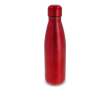 Gourde en acier inoxydable aux couleurs métallisées 500ml couleur rouge