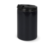 Gobelet à emporter anti-fuite en acier inoxydable coloré 200ml couleur noir