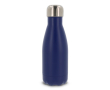 Gourde en inox à double paroi avec bouchon argenté 260ml couleur bleu foncé