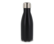 Gourde en inox à double paroi avec bouchon argenté 260ml couleur noir