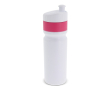 Gourde de sport sans BPA avec bord coloré fabriqué en UE 750ml couleur rose