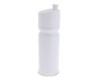 Gourde de sport sans BPA avec bord coloré fabriqué en UE 750ml couleur blanc