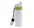 Gourde de sport sans BPA avec détail coloré et sangle 500ml couleur vert clair