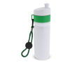 Gourde de sport sans BPA avec détail coloré et sangle 500ml couleur vert