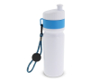 Gourde de sport sans BPA avec détail coloré et sangle 500ml couleur bleu ciel