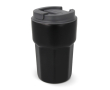 Gobelet à emporter en inox avec couvercle en silicone 350ml couleur noir