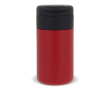 Gourde thermique à double paroi avec couvercle rabattable 250ml couleur rouge foncé