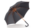 Parapluie avec poignée géométrique et détails colorés Ø106 couleur orange