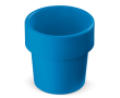 Gobelets à café empilables en canne à sucre fabriqués en UE 240ml couleur bleu