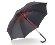 Parapluie avec poignée géométrique et détails colorés Ø106 couleur rouge