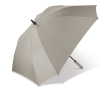 Grand parapluie avec design carré et résistant au vent Ø121 couleur gris clair