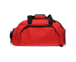 Sac de voyage en RPET avec plusieurs compartiments couleur rouge