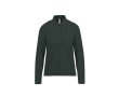 Polo classique pour femme en coton piqué à manches longues 180 g/m² couleur vert forêt