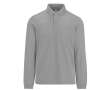 Polo classique en coton piqué à manches longues 180 g/m² B&C couleur gris chiné