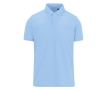 Polo en polyester et coton coloré à manches courtes 180 g/m² B&C couleur bleu pastel