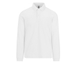 Polo classique en coton piqué à manches longues 180 g/m² B&C couleur blanc
