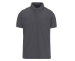 Polo en polyester et coton coloré à manches courtes 180 g/m² B&C couleur gris foncé