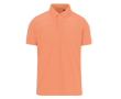 Polo en polyester et coton coloré à manches courtes 180 g/m² B&C couleur orange