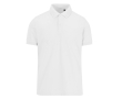 Polo en polyester et coton coloré à manches courtes 180 g/m² B&C couleur blanc