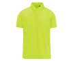 Polo en polyester et coton coloré à manches courtes 180 g/m² B&C couleur vert lime