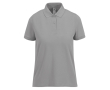 Polo basique pour femme à manches courtes en coton 210 g/m² B&C couleur gris chiné