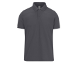 Polo basique unisexe en coton à manches courtes 210 g/m² B&C couleur gris foncé