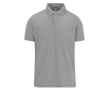 Polo basique unisexe en coton à manches courtes 210 g/m² B&C couleur gris chiné