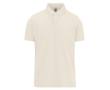 Polo basique unisexe en coton à manches courtes 210 g/m² B&C couleur blanc cassé