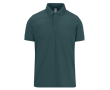 Polo basique unisexe en coton à manches courtes 210 g/m² B&C couleur vert foncé