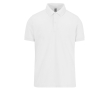 Polo basique unisexe en coton à manches courtes 210 g/m² B&C couleur blanc