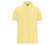 Polo basique unisexe en coton à manches courtes 210 g/m² B&C couleur jaune clair