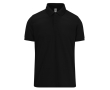 Polo basique unisexe en coton à manches courtes 210 g/m² B&C couleur noir