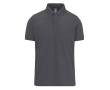 Polo classique unisexe en coton à manches courtes 180 g/m² B&C couleur gris foncé